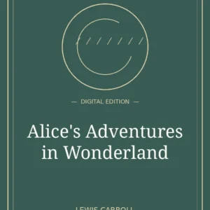 Original BookMerrin book cover for Alice's Adventures in Wonderland by Lewis Carroll