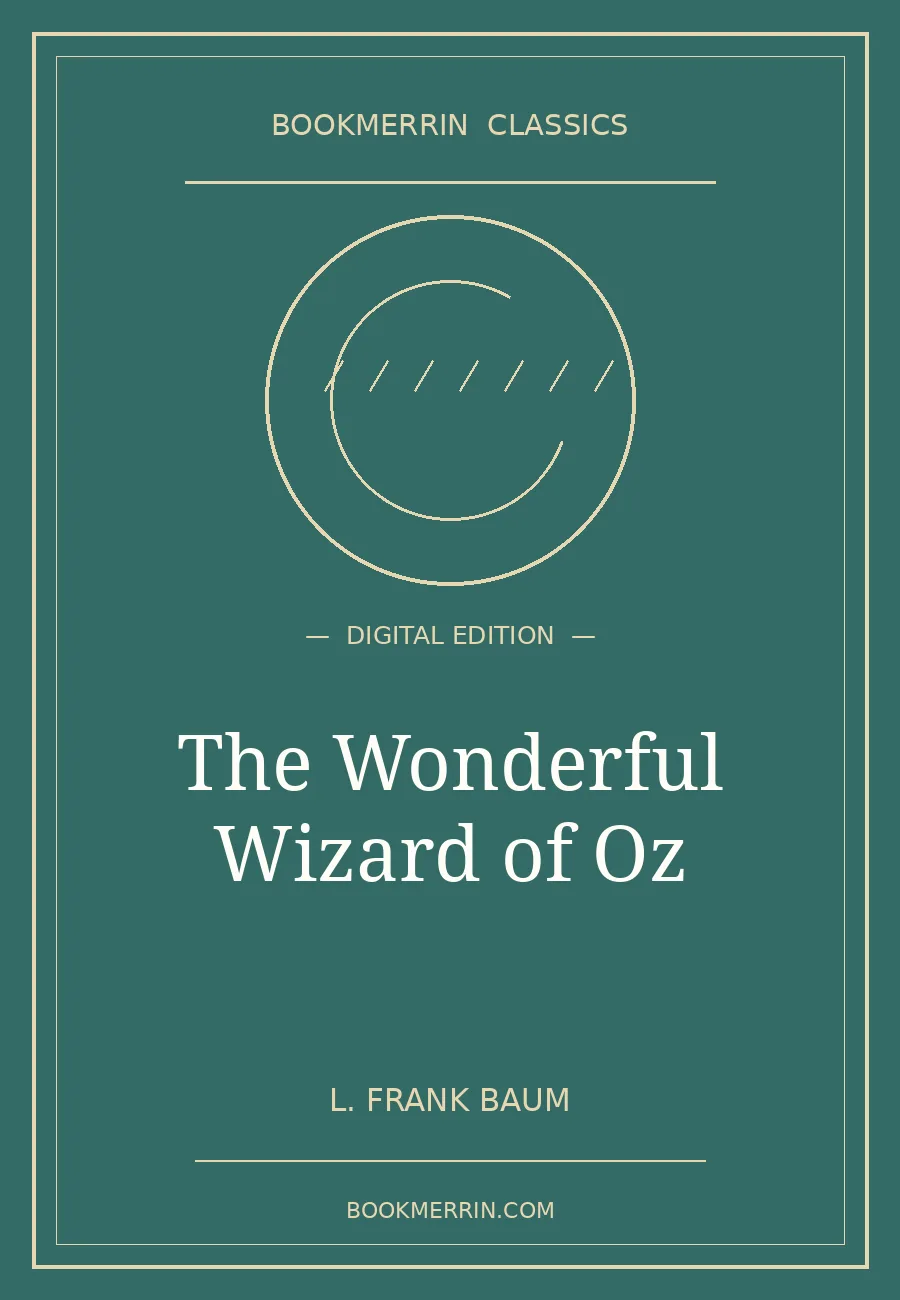 Original BookMerrin cover for The Wonderful Wizard of Oz by L. Frank Baum